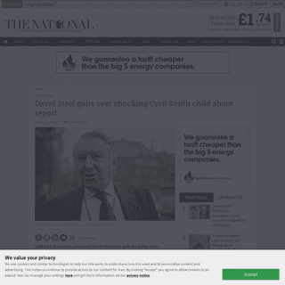 David Steel quits over shocking Cyril Smith child abuse report - The National