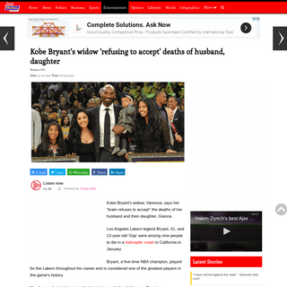A complete backup of www.myjoyonline.com/entertainment/2020/February-13th/kobe-bryants-widow-refusing-to-accept-deaths-of-husban