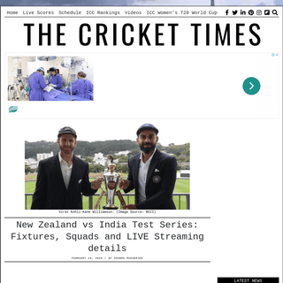 A complete backup of crickettimes.com/2020/02/new-zealand-vs-india-test-series-fixtures-squads-and-live-streaming-details/