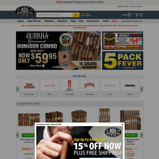 A complete backup of thompsoncigar.com