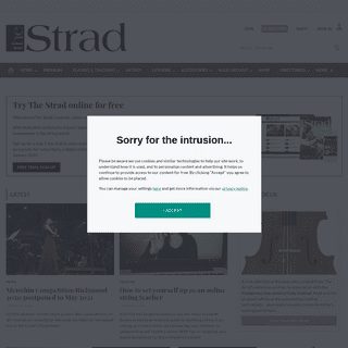 A complete backup of thestrad.com