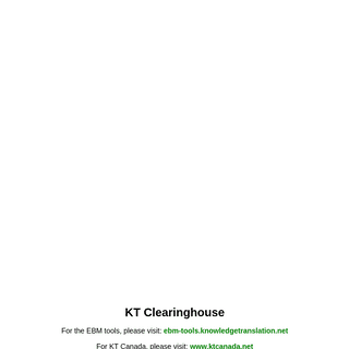KT Clearinghouse