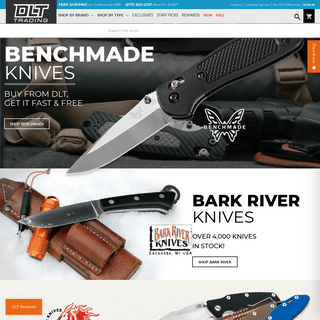 Engraved Knives, Bark River, Benchmade, Buck & more from DLT Trading