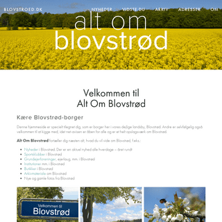 A complete backup of blovstroed.dk