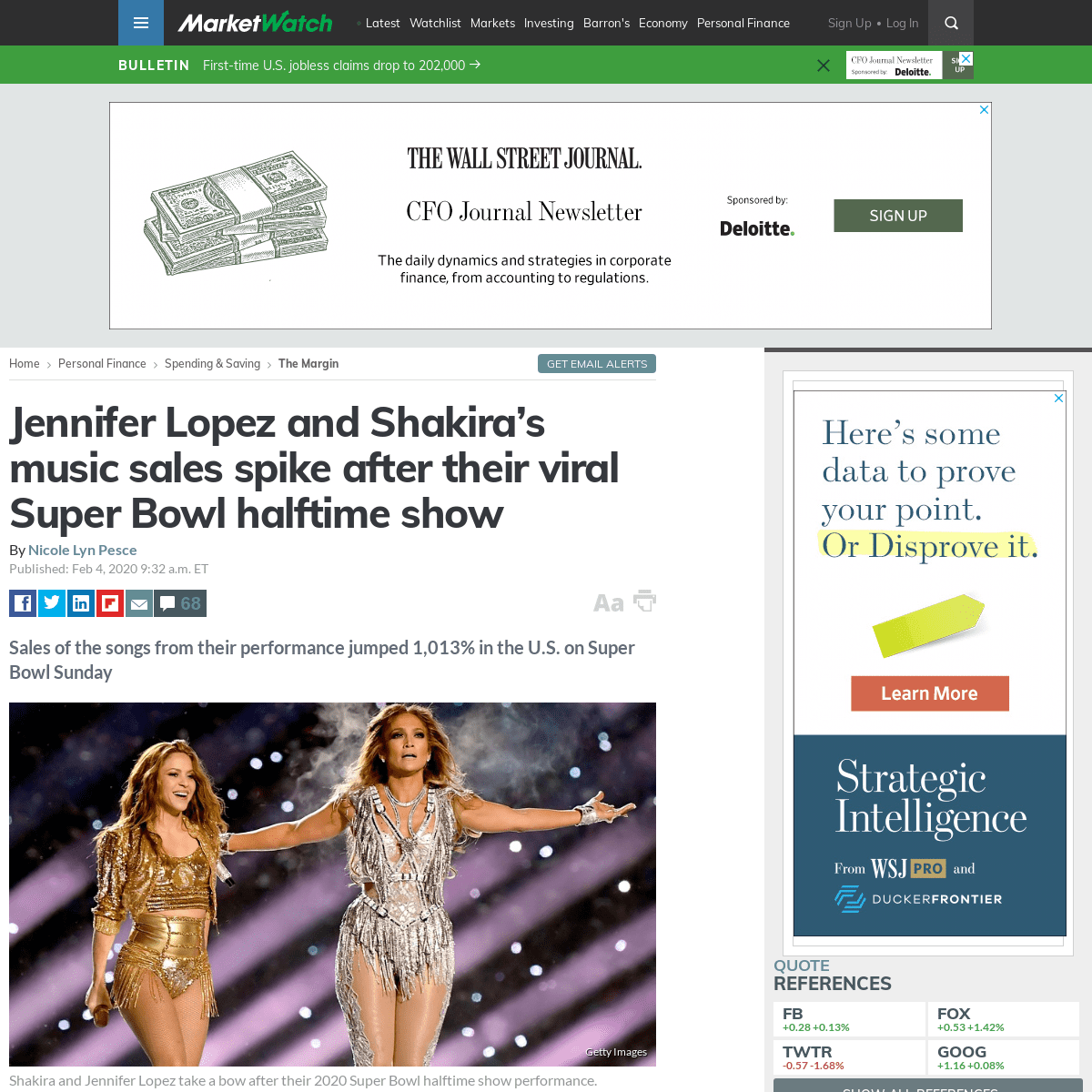 A complete backup of www.marketwatch.com/story/jennifer-lopez-and-shakiras-music-sales-spike-after-their-viral-super-bowl-halfti