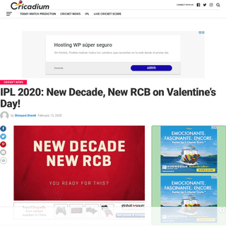 A complete backup of www.cricadium.com/ipl-2020-new-decade-new-rcb-on-valentines-day/