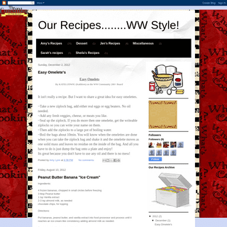 A complete backup of ourrecipeswwstyle.blogspot.com