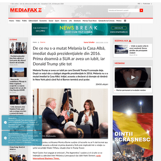 A complete backup of www.mediafax.ro/externe/de-ce-nu-s-a-mutat-melania-la-casa-alba-imediat-dupa-prezidentialele-din-2016-prima