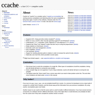 ccache â€” Compiler cache