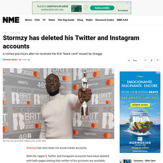 A complete backup of www.nme.com/news/music/stormzy-has-deleted-his-twitter-and-instagram-accounts-2612817