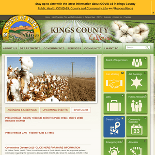 A complete backup of countyofkings.com