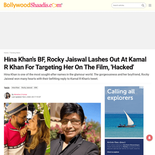 A complete backup of www.bollywoodshaadis.com/articles/rocky-jaiswal-trolls-kamal-r-khan-16489