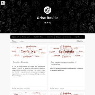 A complete backup of grisebouille.net
