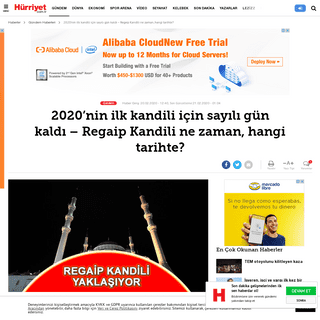 A complete backup of www.hurriyet.com.tr/gundem/2020nin-ilk-kandili-icin-sayili-gun-kaldi-regaip-kandili-ne-zaman-41451564