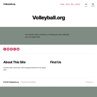 A complete backup of volleyball.org