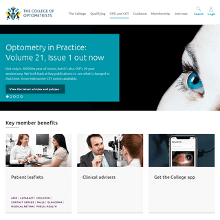 A complete backup of college-optometrists.org