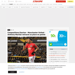 A complete backup of www.lequipe.fr/Football/Actualites/Compositions-everton-manchester-united-anthony-martial-retrouve-sa-place