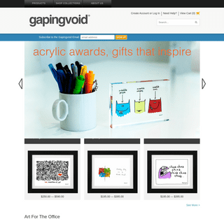 A complete backup of gapingvoidart.com