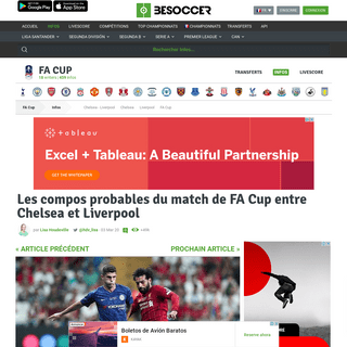 A complete backup of fr.besoccer.com/info/les-compos-probables-du-match-de-fa-cup-entre-chelsea-et-liverpool-802719