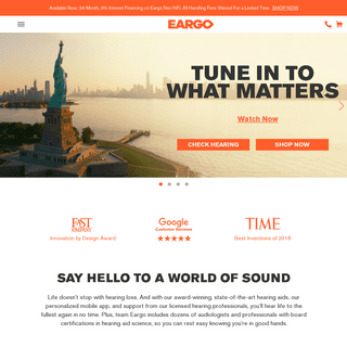A complete backup of eargo.com