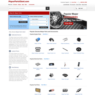 Mopar Parts - Genuine OEM Mopar Parts and Accessories Online