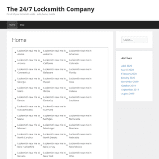 A complete backup of the247locksmithcompany.com