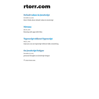A complete backup of rtorr.com