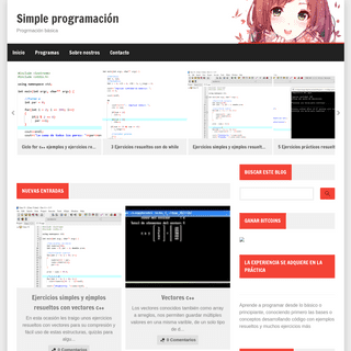A complete backup of simple-programacion.blogspot.com