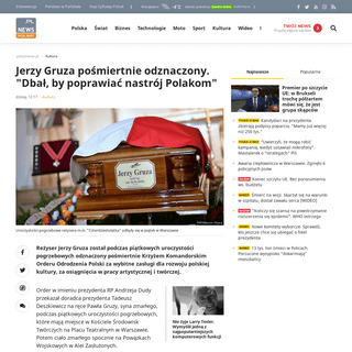 A complete backup of www.polsatnews.pl/wiadomosc/2020-02-21/jerzy-gruza-posmiertnie-odznaczony-dbal-by-poprawiac-nastroj-polakom