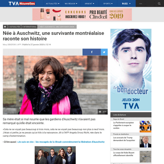 A complete backup of www.tvanouvelles.ca/2020/01/27/nee-a-auschwitz-une-survivante-montrealaise-raconte-son-histoire