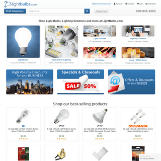 A complete backup of lightbulbs.com
