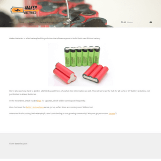A complete backup of diybatteries.com