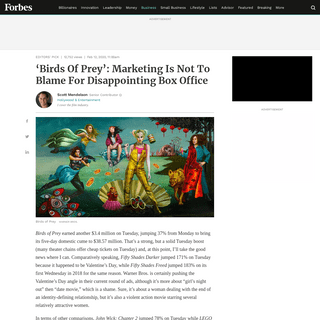 A complete backup of www.forbes.com/sites/scottmendelson/2020/02/12/harley-quinn-birds-of-prey-marketing-is-not-to-blame-for-dis