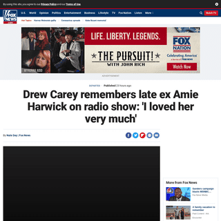A complete backup of www.foxnews.com/entertainment/drew-carey-late-ex-amie-harwick-radio