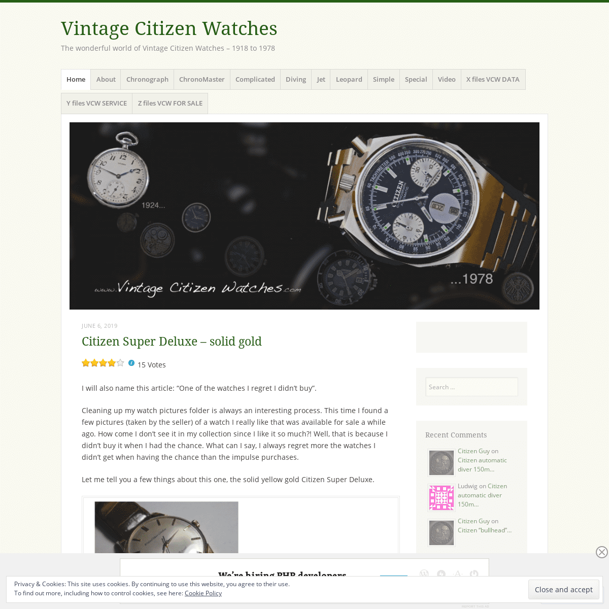 A complete backup of vintagecitizenwatches.com