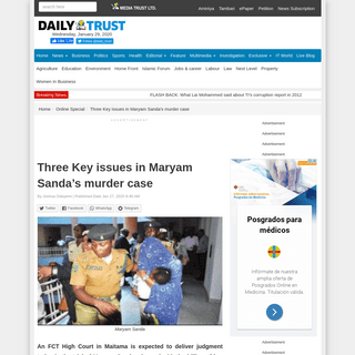 A complete backup of www.dailytrust.com.ng/three-key-issues-in-maryam-sanda-murder-case.html