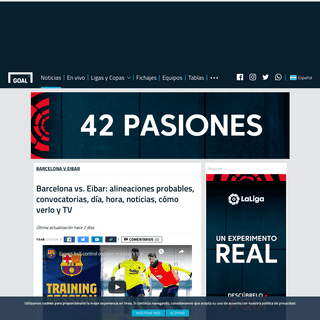 A complete backup of www.goal.com/es-ar/noticias/barcelona-vs-eibar-alineaciones-probables-convocatorias-dia-hora-/ifnayn1j4gy11
