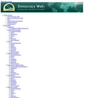 A complete backup of democracyweb.org