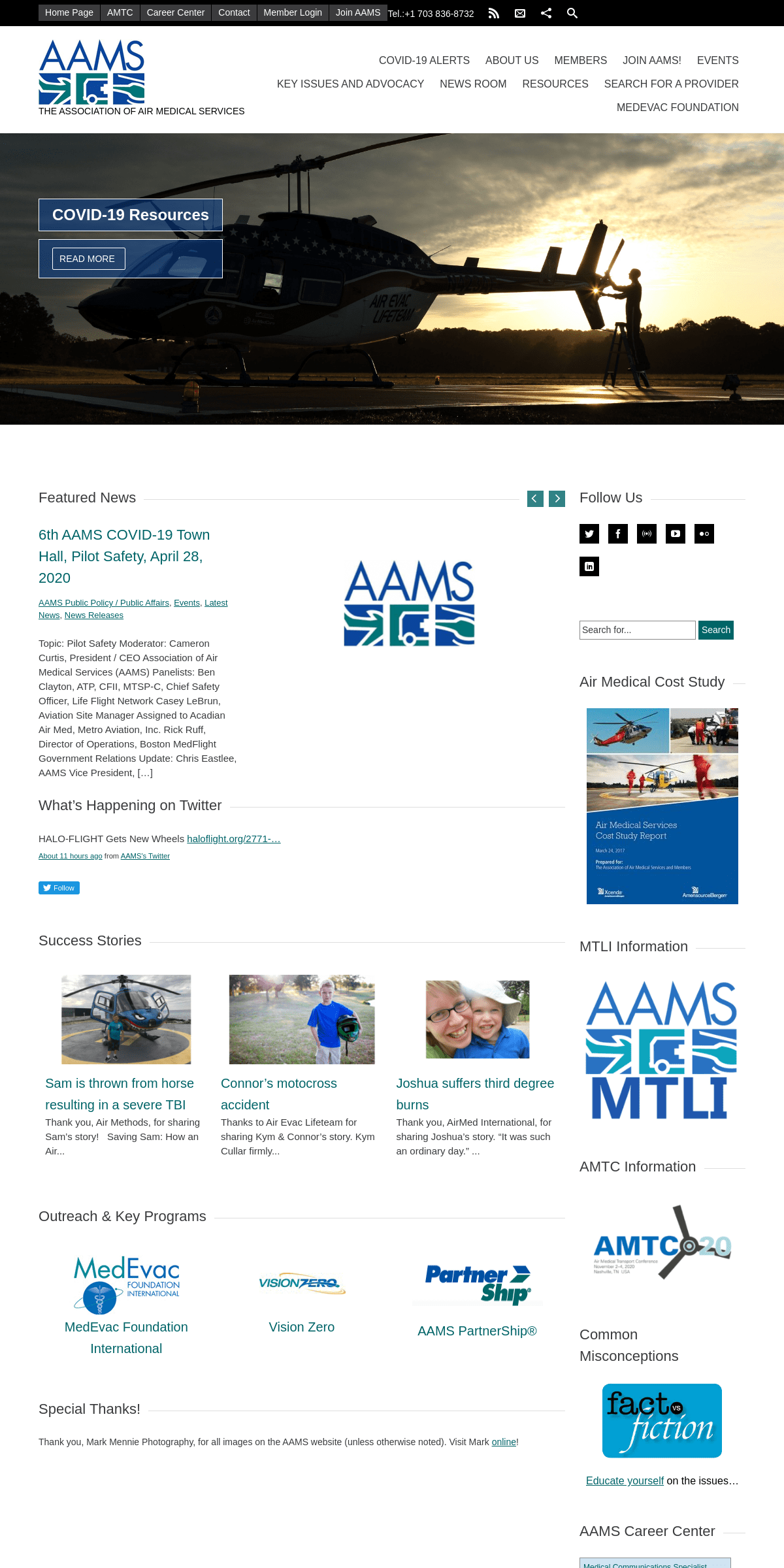 A complete backup of aams.org