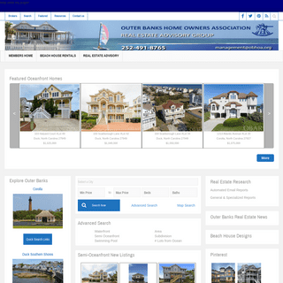 Outer Banks Real Estate - Outer Banks Home Owners Association