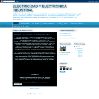 ELECTRICIDAD Y ELECTRONICA INDUSTRIAL
