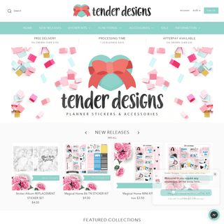 A complete backup of tender-designs.com
