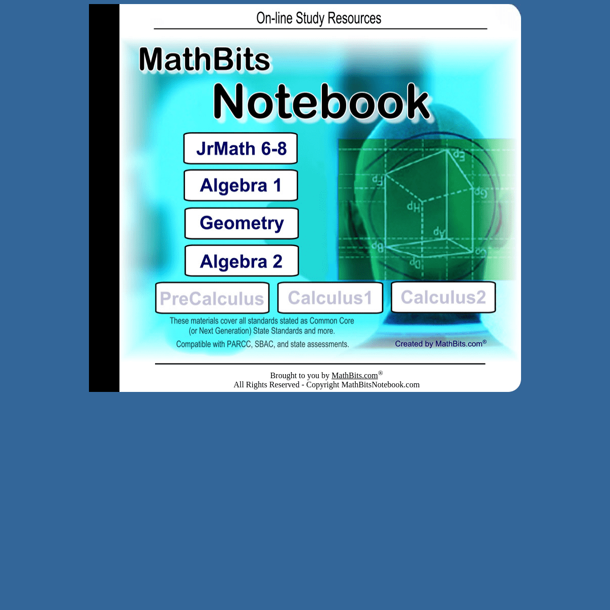 A complete backup of mathbitsnotebook.com