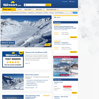 Skiresort.info - The largest ski resort test portal in the world