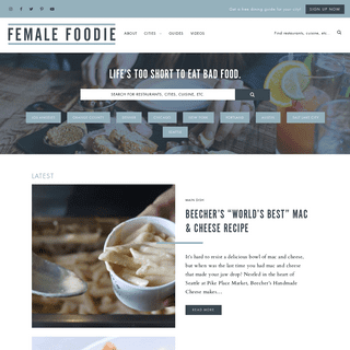 A complete backup of femalefoodie.com