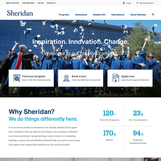 A complete backup of sheridancollege.ca