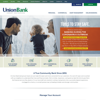 Union Bank of Vermont & New Hampshire - Stay Local. Go Far.