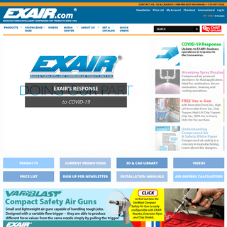A complete backup of exair.com