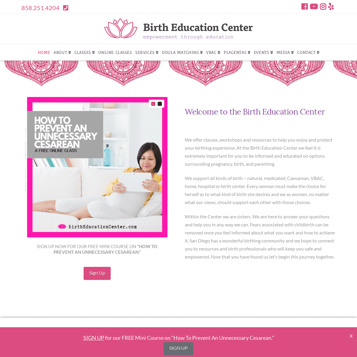 A complete backup of birtheducationcenter.com