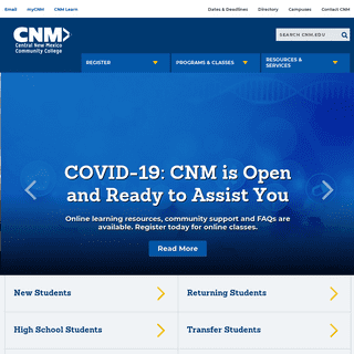 A complete backup of cnm.edu